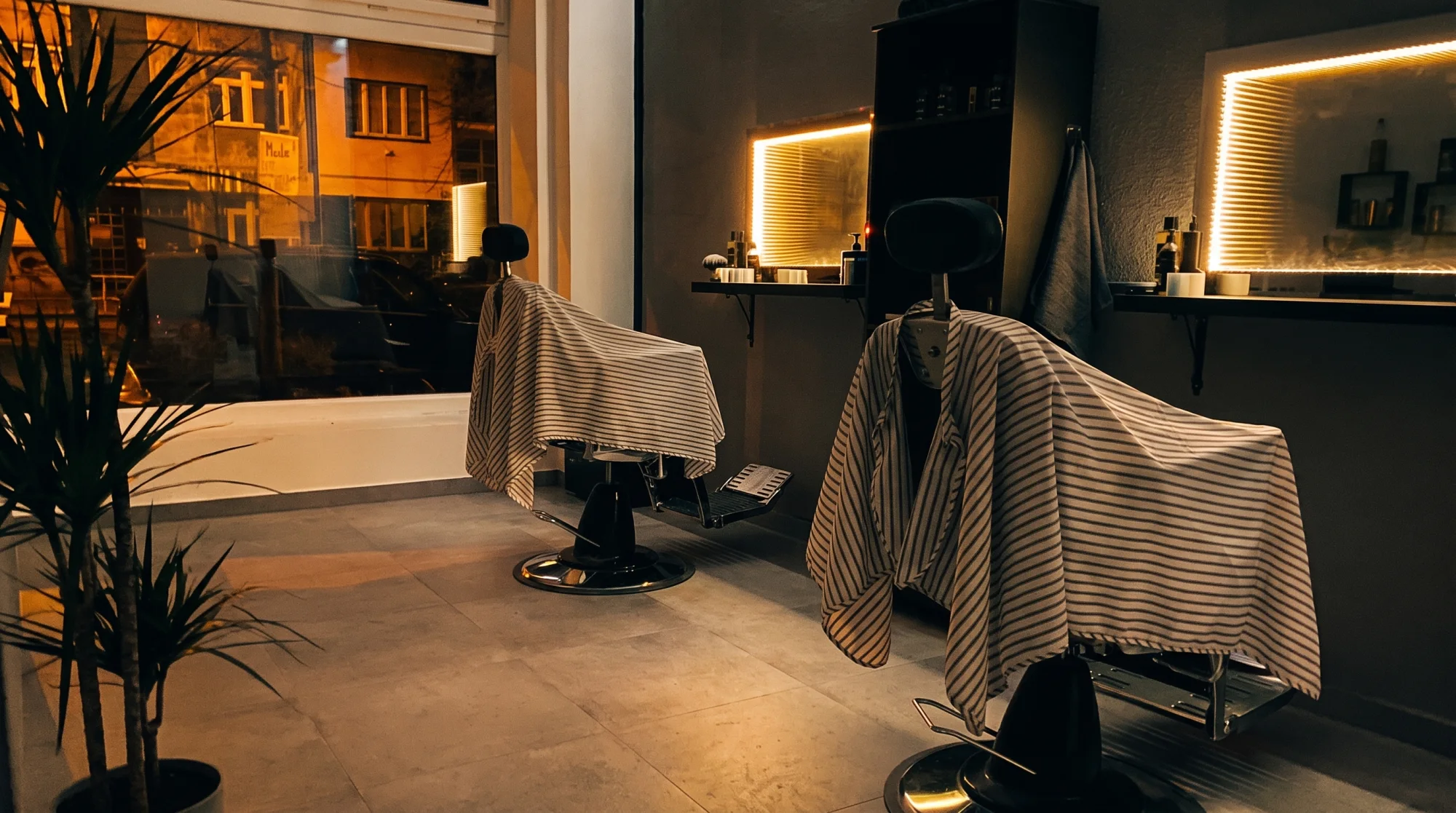 Barber křesla ve Vršovicích